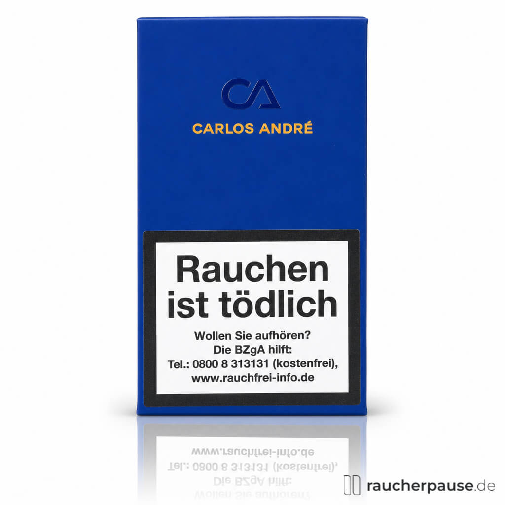 Carlos André Zigarillos in blauer Originalverpackung