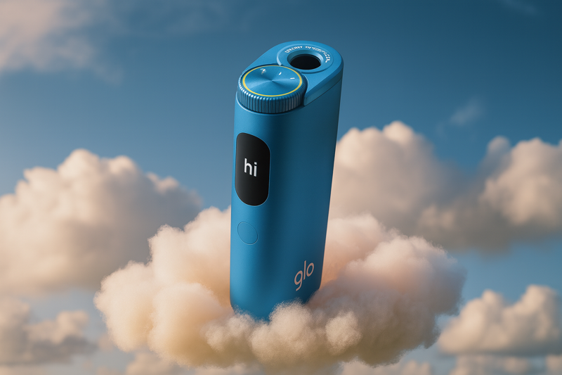 Glo Hyper Pro Lapis blue auf einer Wolke im Himmel