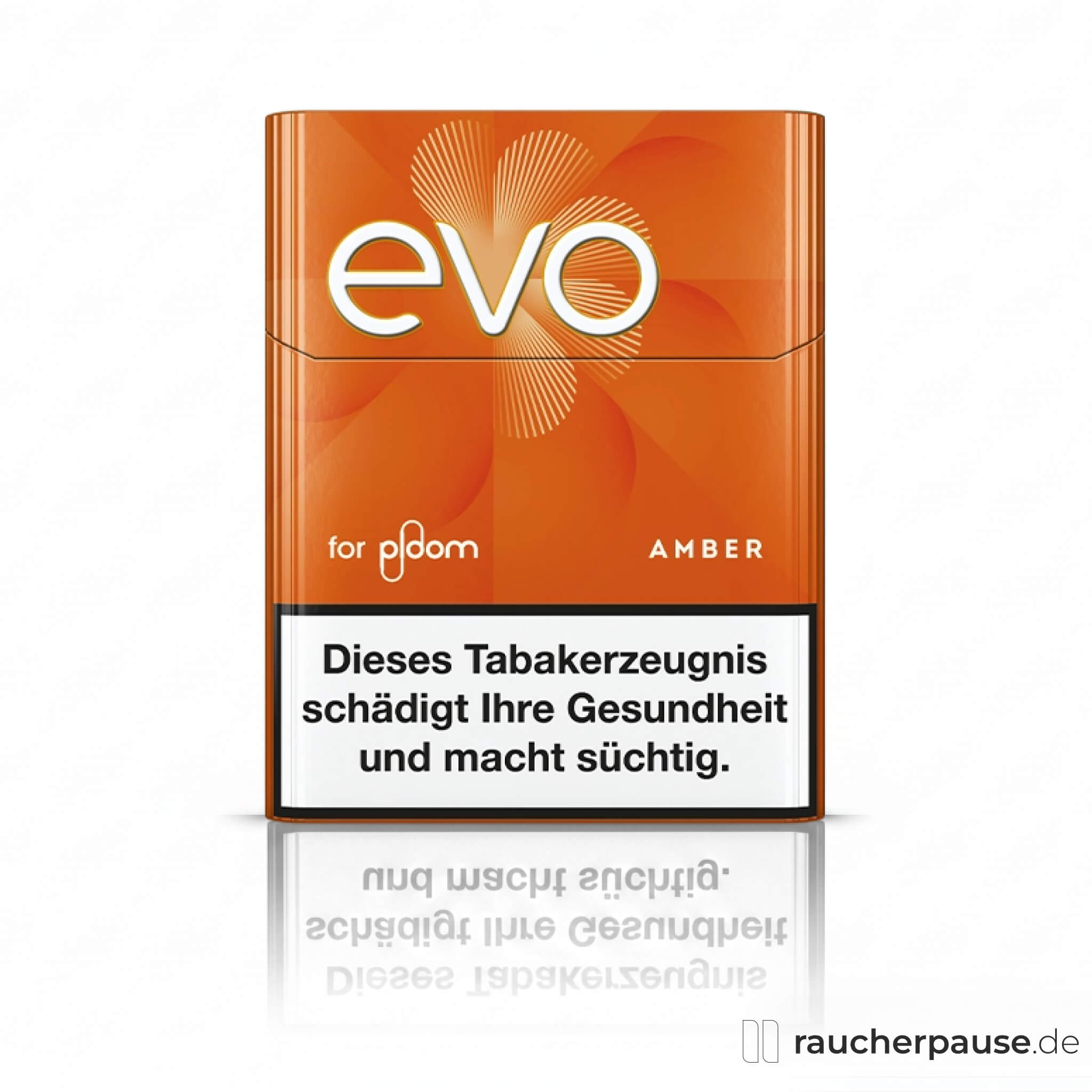 EVO Tabaksticks Amber | Für Ploom Tabakerhitzer | 20 Stück | Warmer & süßer Geschmack