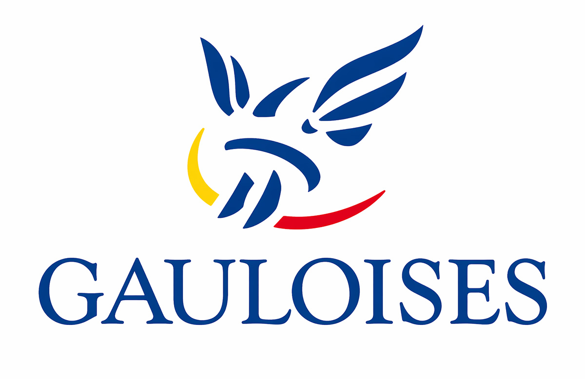 Gauloises Logo französische Zigarettenmarke mit Helm Symbol