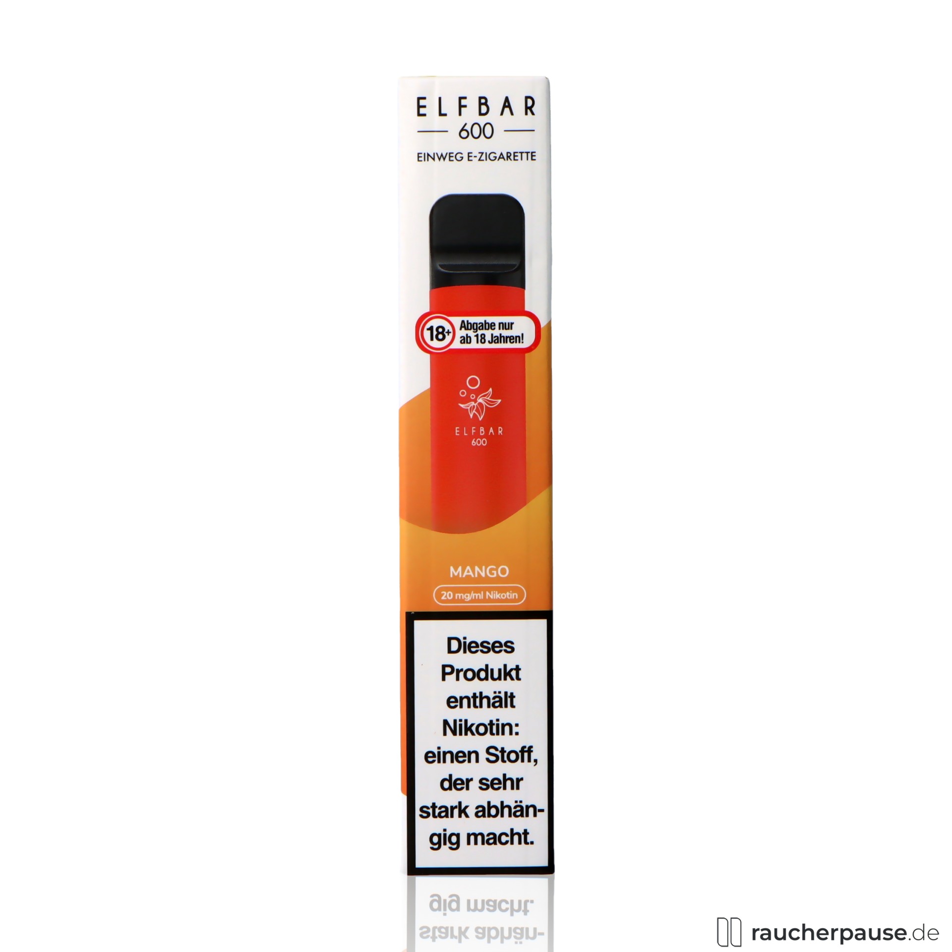 ELFBAR E-Shisha Mango | 20mg/ml Nikotin | Einweg E-Zigarette | Saftiger Mangogeschmack