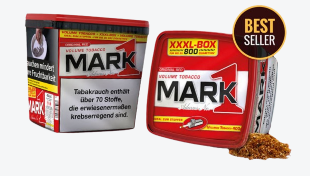 Zwei Mark 1 Tabak Dosen