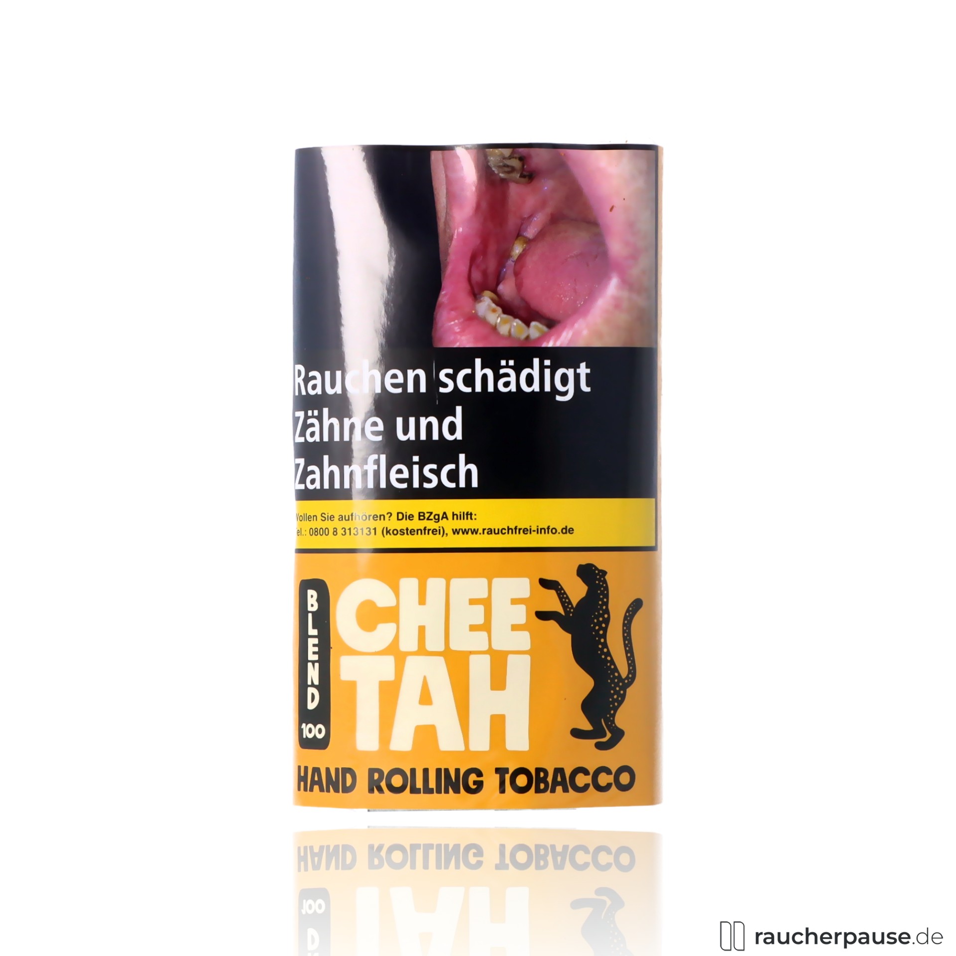 Chee Tah Gelb Blend 100 | Feinschnitt Tabak | 30g Pouch | 100% Virginia