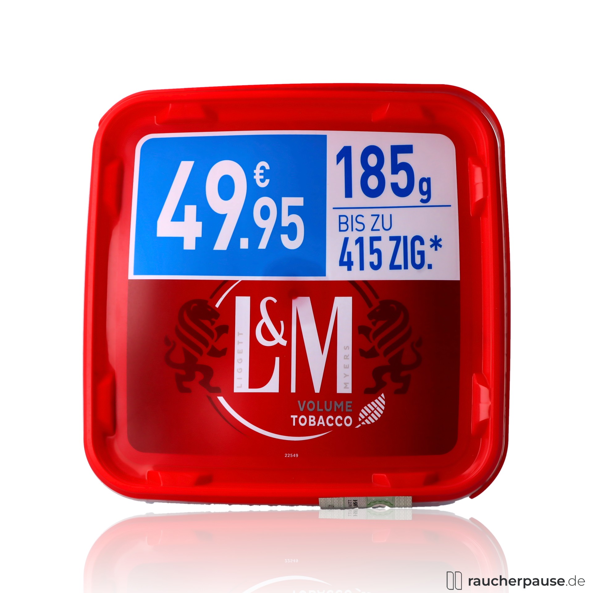 L&M Volumentabak Rot | Super Box 185g | American Blend | Würzig Aroma