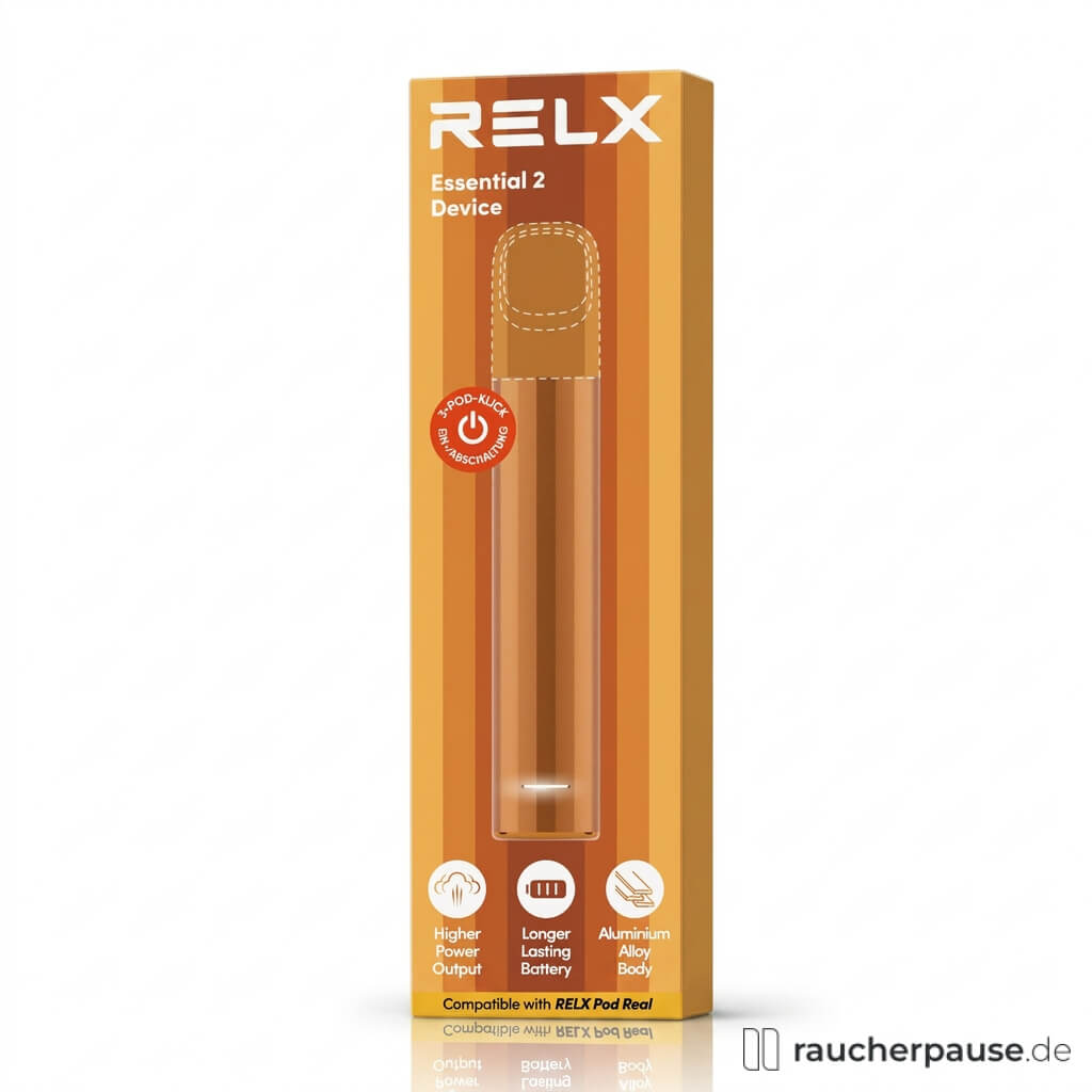 RELX Essential 2 Device Orange | 380 mAh | 10 Watt