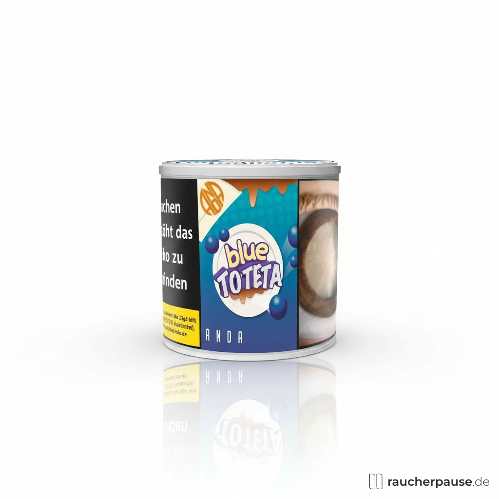 ANDA Shisha Tabak 200g - Blue To Teta | Intensiver Blaubeer-Pancake Genuss | 20% mehr Nikotin