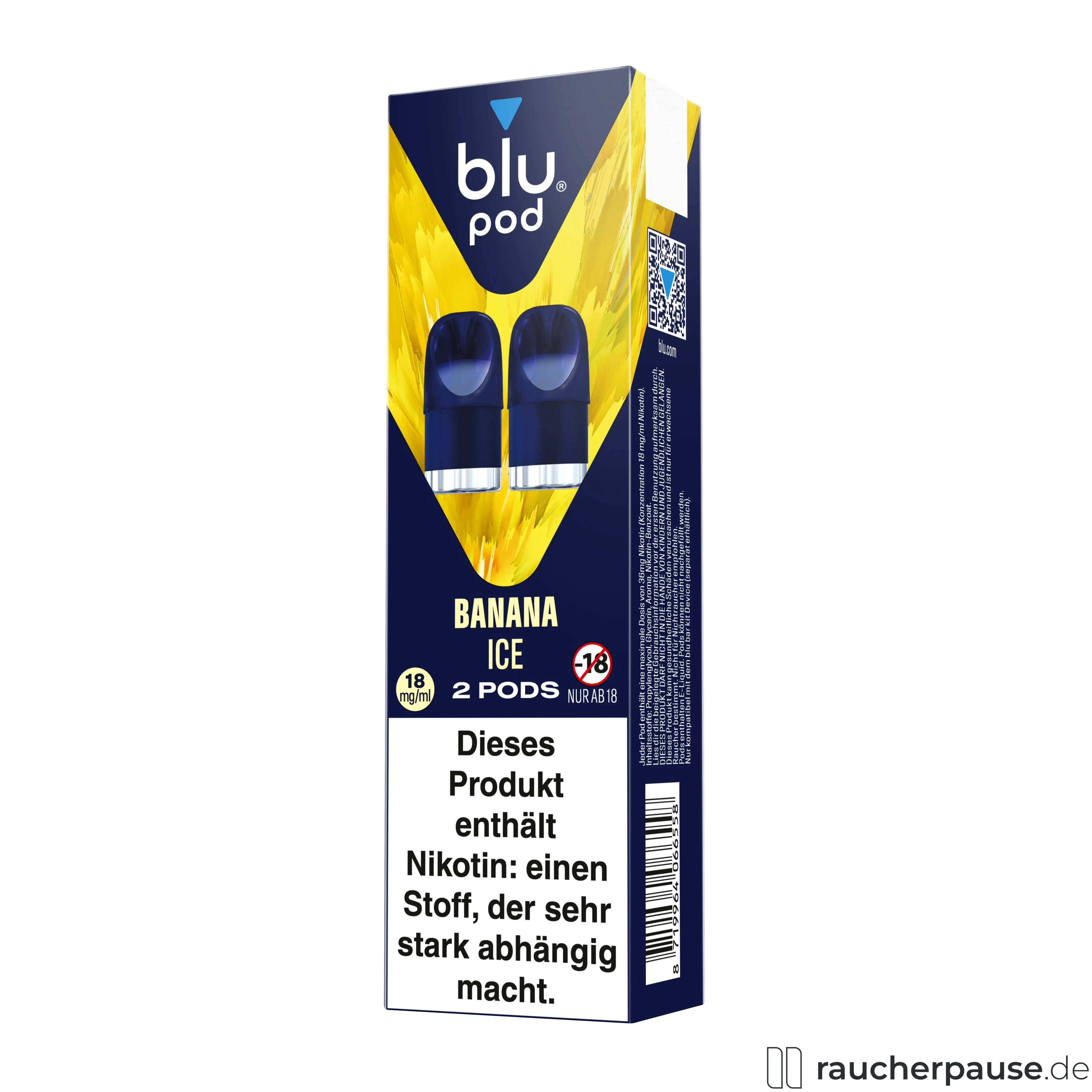Blu Pod Banana Ice 18mg Jetzt fruchtig frisch dampfen Blu Pod Banana Ice 18mg Jetzt fruchtig frisch dampfen