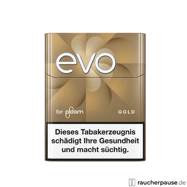 EVO Gold Tabaksticks | Für Ploom Tabakerhitzer | 20 Stk |Feiner Geschmack