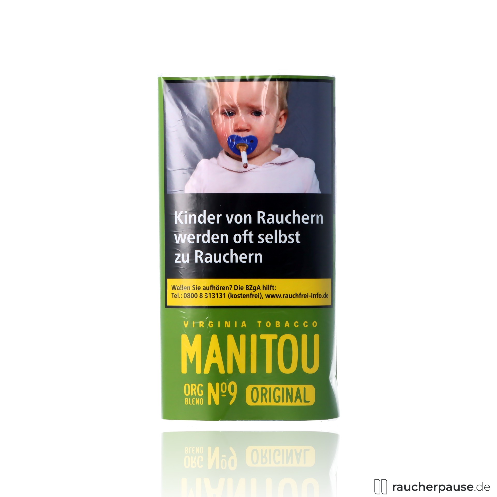 Manitou Org. Blend No.9 | 30g Green Tabak | Ohne Zusätze | Würziges Aroma