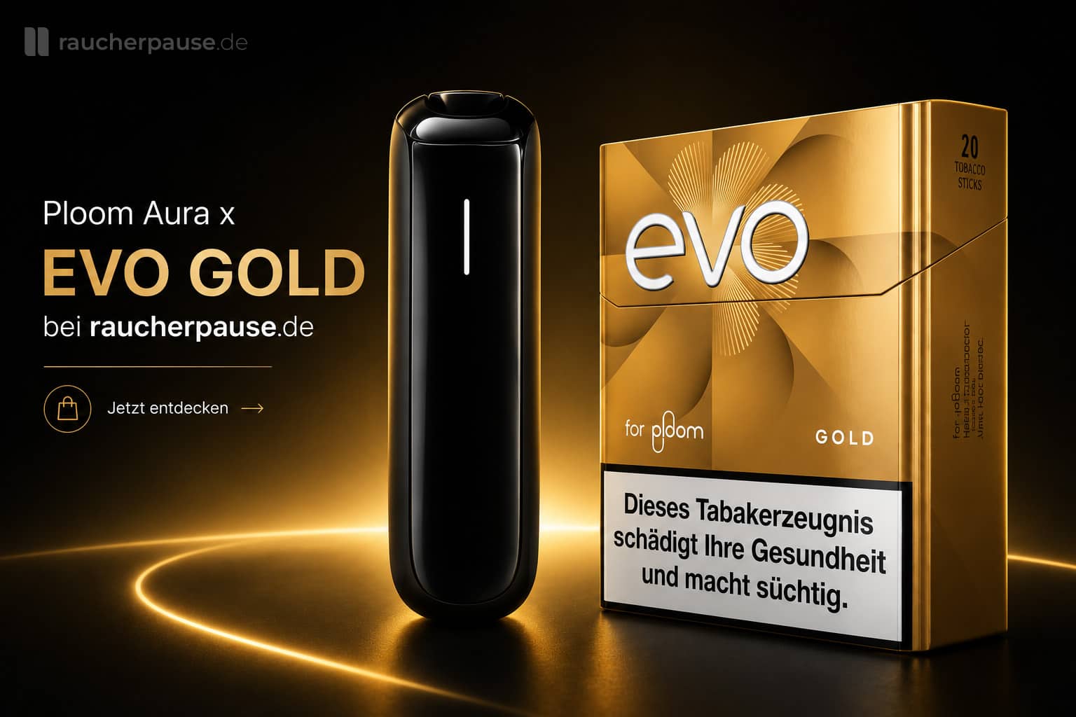 Ploom Aura x EVO Gold Tabaksticks