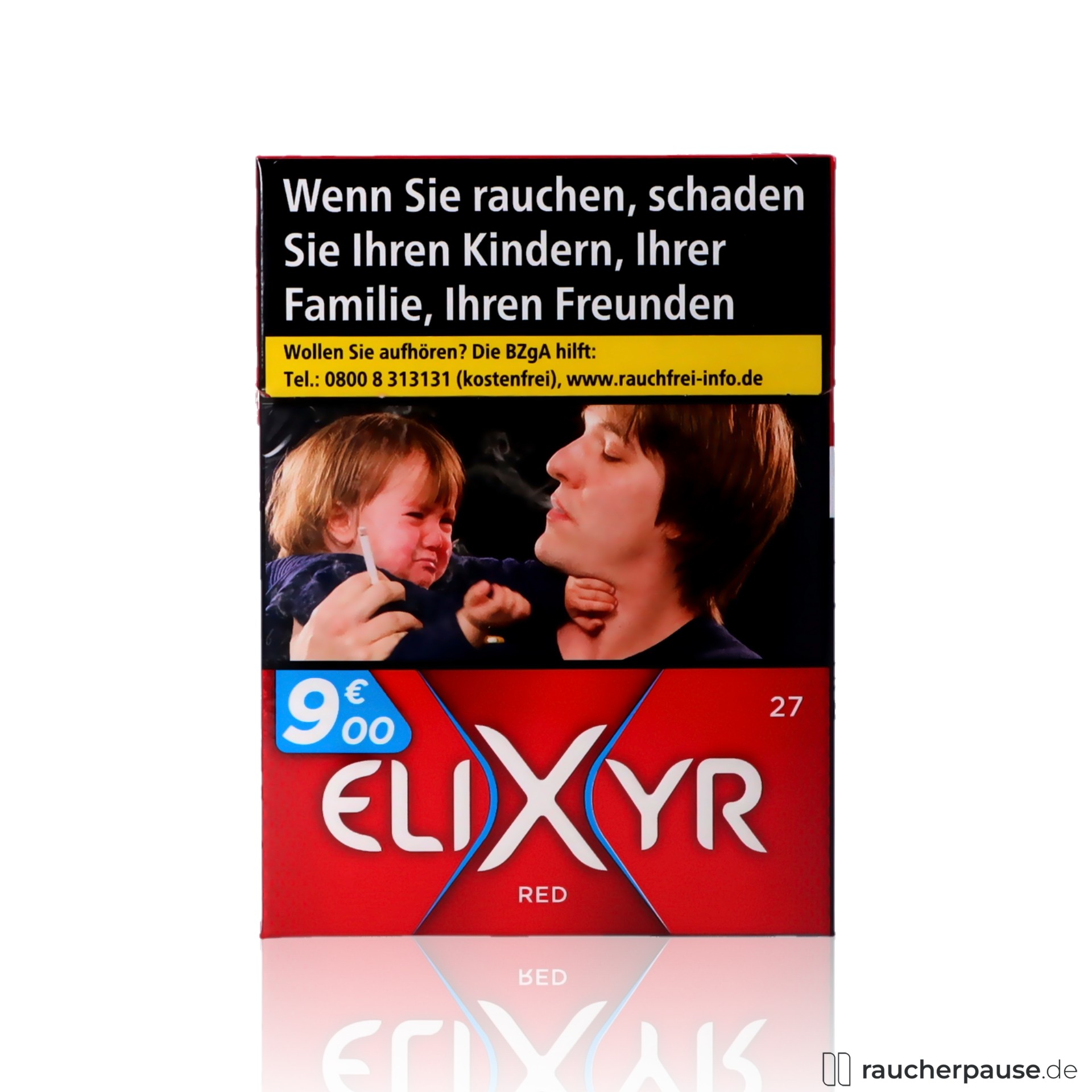 Elixyr Red XXL Zigaretten | 27 Stk. pro Packung | King Size | American Blend Aroma