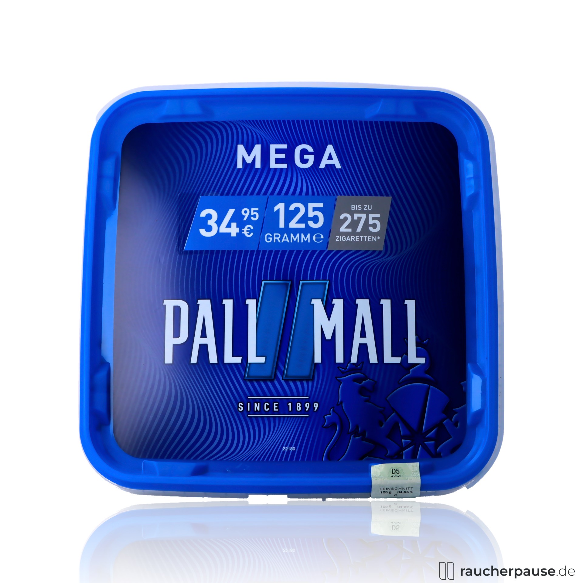 Pall Mall Blau Volumentabak | 125g Eimer | American Blend
