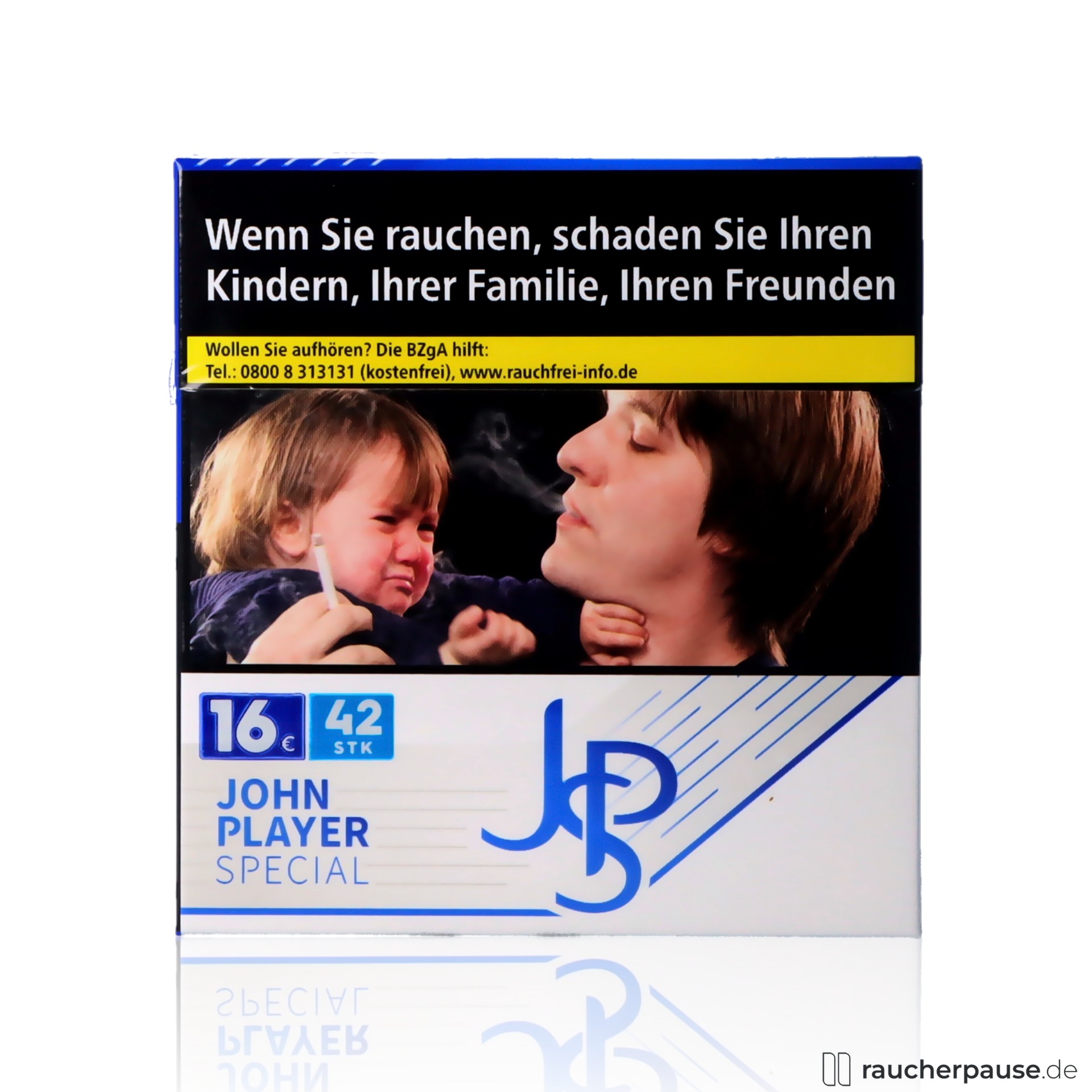 JPS Blue Jumbo Zigaretten | 42 Stk. pro Packung | American Blend Aroma