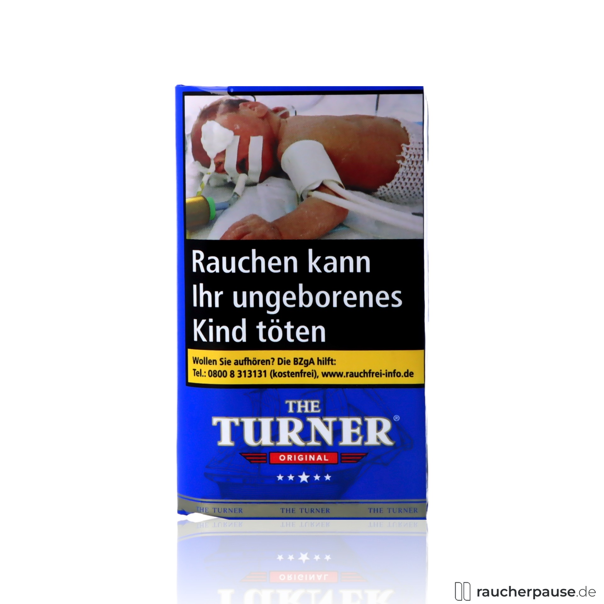 Turner Original Drehtabak | 40g Pouch | Feinschnitt | Authentischer Tabakgenuss