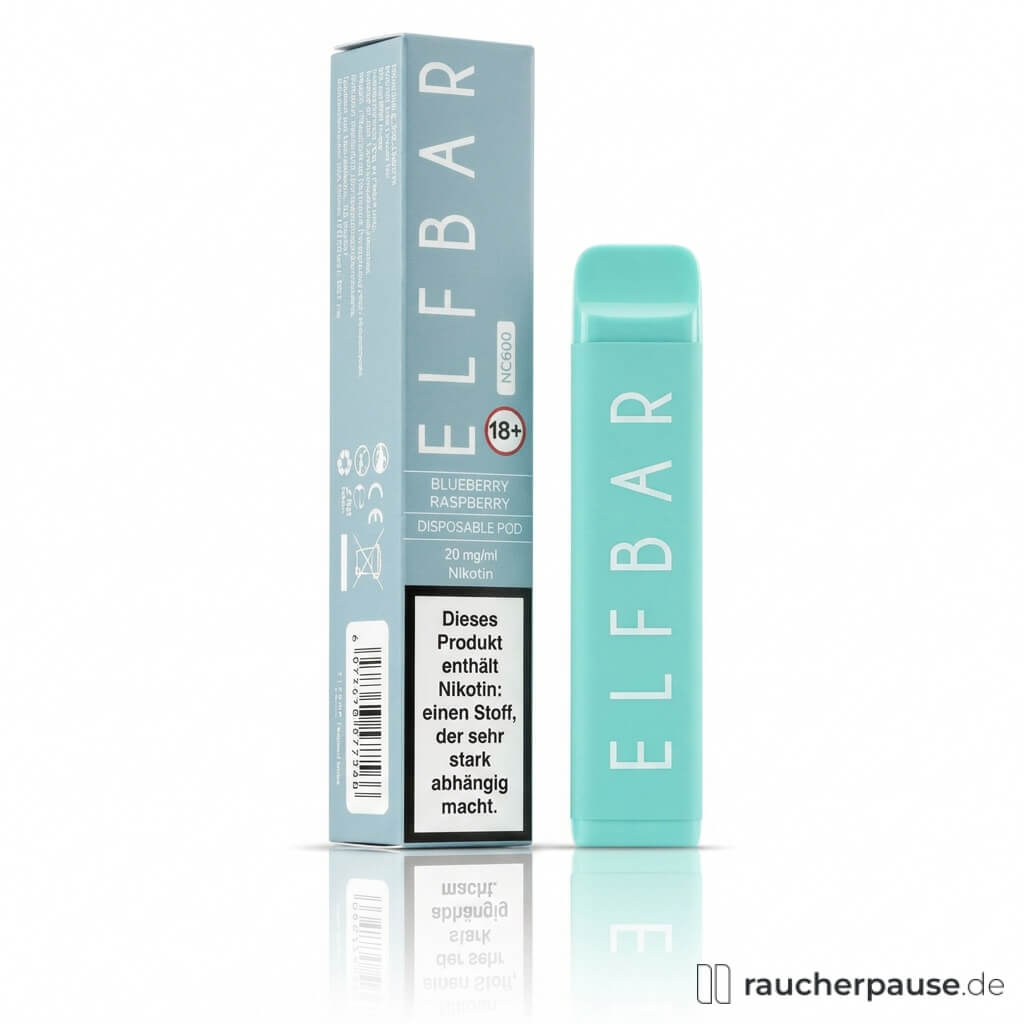 ELFBAR NC600 Blueberry Raspberry | 20 mg/ml Nikotin | bis zu 600 Züge