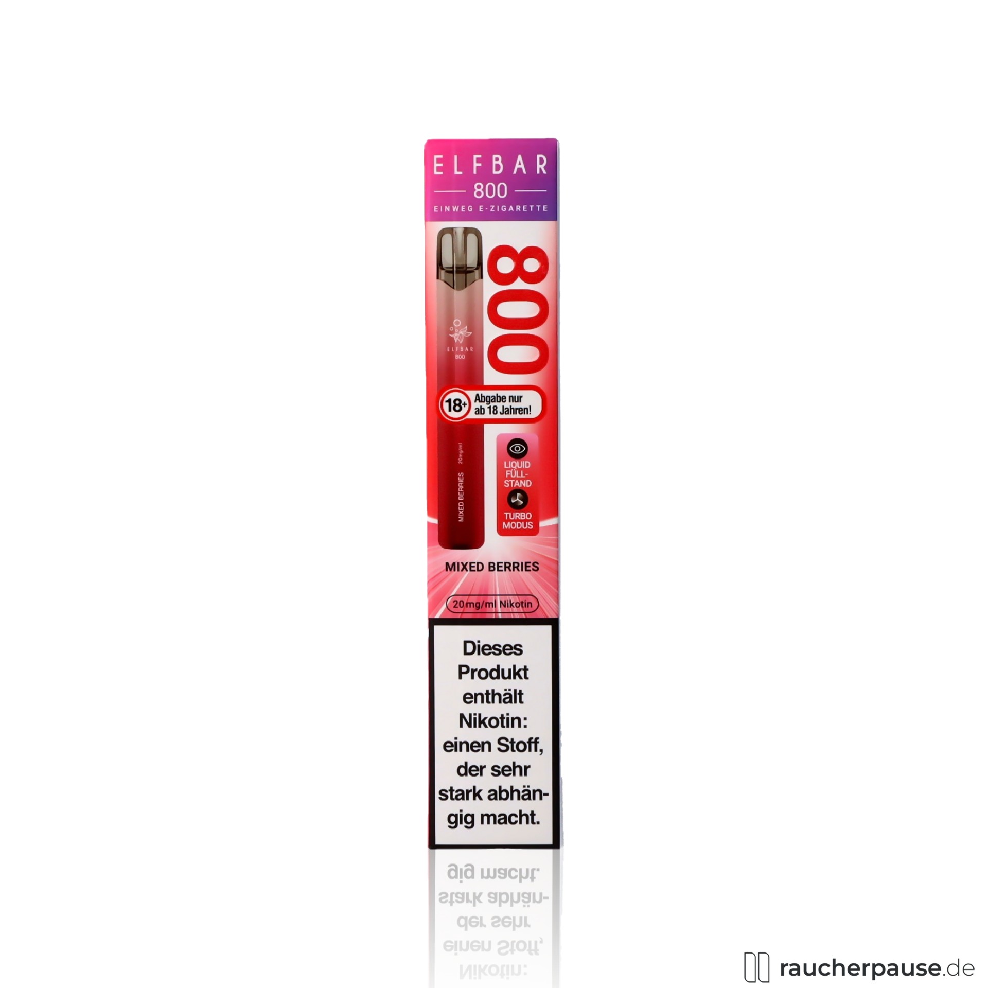 ELFBAR 800 Einweg E-Zigarette | Mixed Berries | 20mg Nikotin | 800 Züge