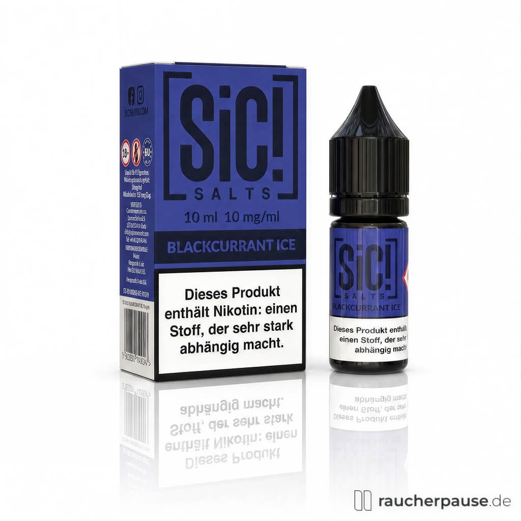 SiC! Salts Blackcurrant Ice Liquid | 10 mg/ml Nikotin