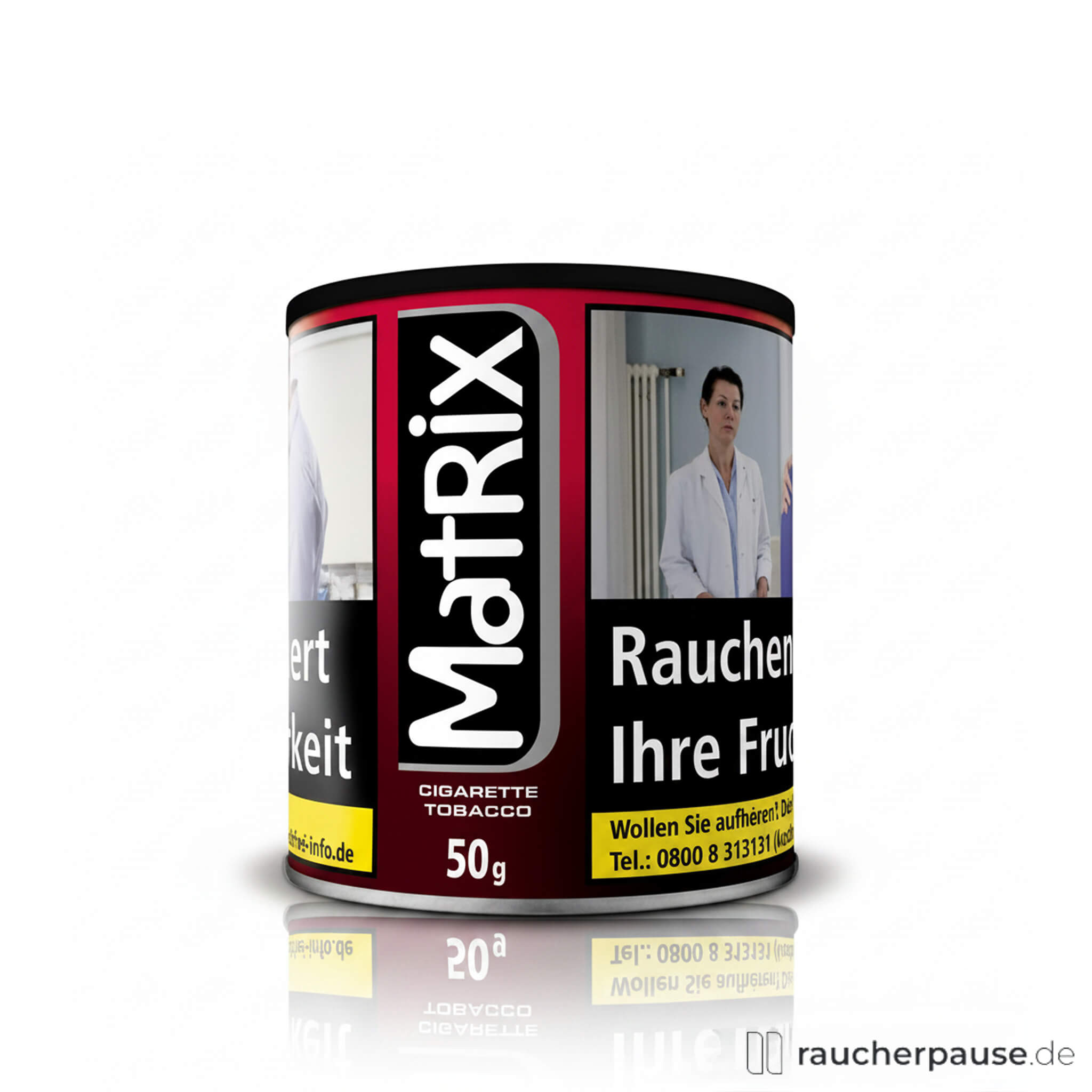Matrix Red Drehtabak / Zigarettentabak für Zigaretten selber drehen | 50 g Dose