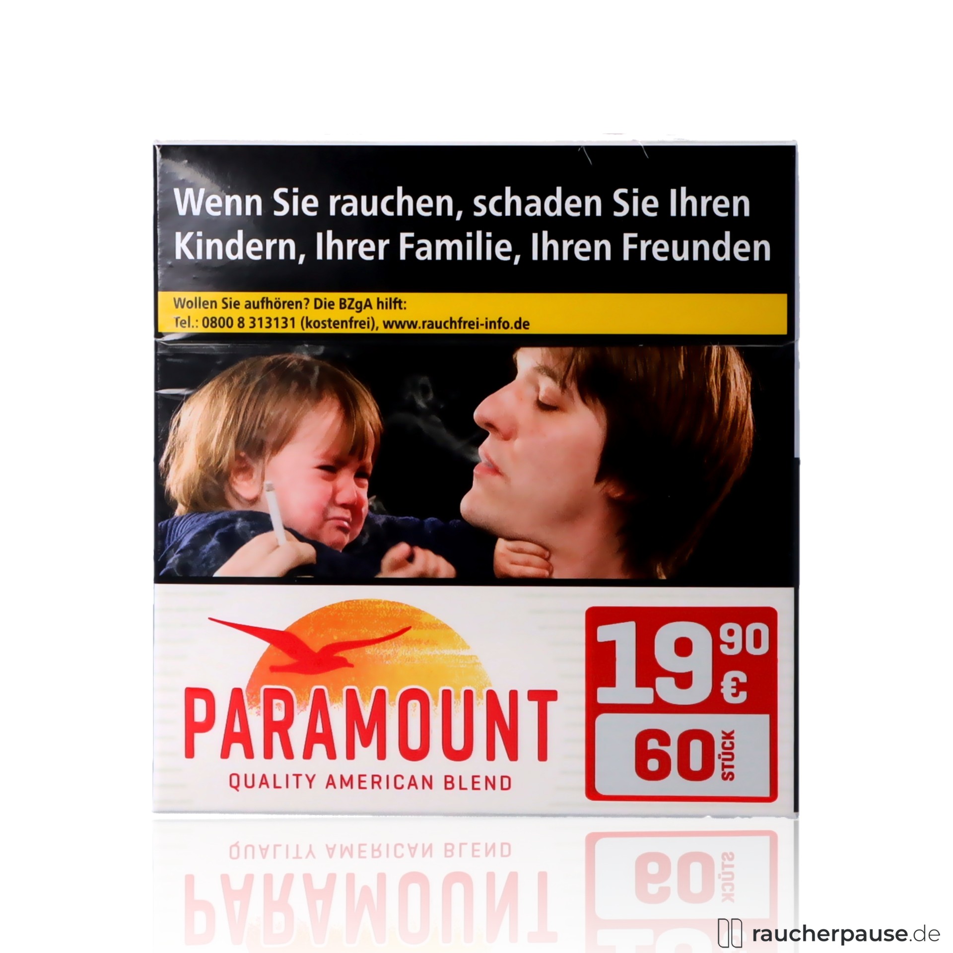 Paramount Red Zigaretten | 60 Stk. pro Packung | Kräftig-würziger American Blend