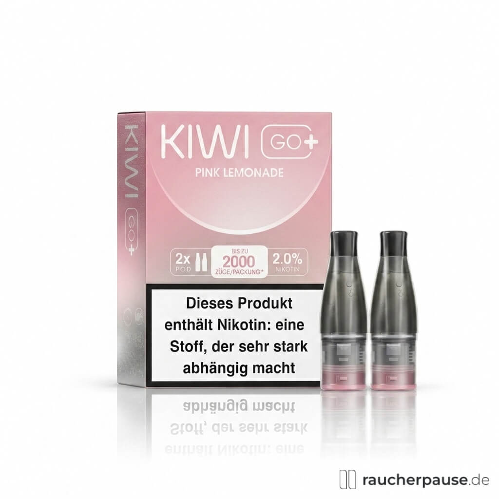 KIWI GO+ Pink Lemonade Prefilled Pods | 2 Stück | 20 mg/ml Nikotin